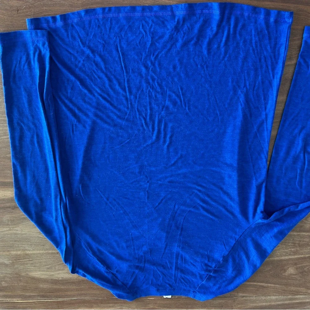 Under Armour Women’s Long-Sleeve Scoop Neck Top - Cobalt Blue - Picture 3 of 8